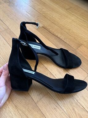 Steve Madden Irenee Suede Block Heels
